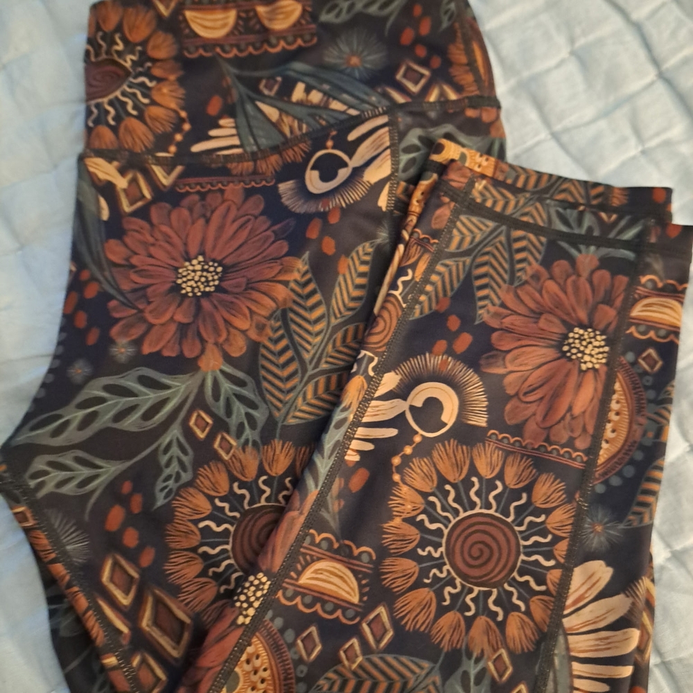 Constantly Varied Gear Floral Leggings CVG "Squat Proof" XL